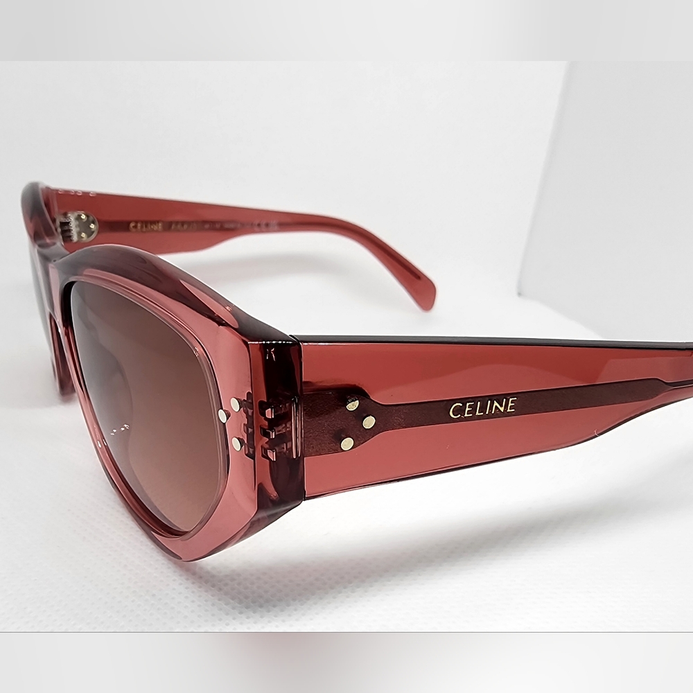 NEW AUTH Celine CL40219I Pink/Brown Gradient Sunglasses - Picture 5 of 10